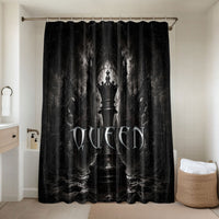 Chess Queen Bathroom Set Strategic Board Game Gothic Dark Fantasy