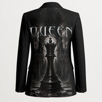 Chess Queen Blazer Strategic Board Game Gothic Dark Fantasy
