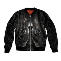 Chess Queen Bomber Jacket Strategic Board Game Gothic Dark Fantasy