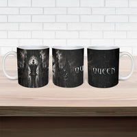 Chess Queen Ceramic Mug Strategic Board Game Gothic Dark Fantasy
