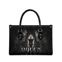Chess Queen Leather Bag Strategic Board Game Gothic Dark Fantasy