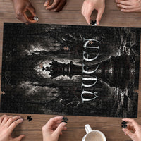 Chess Queen Puzzle Strategic Board Game Gothic Dark Fantasy