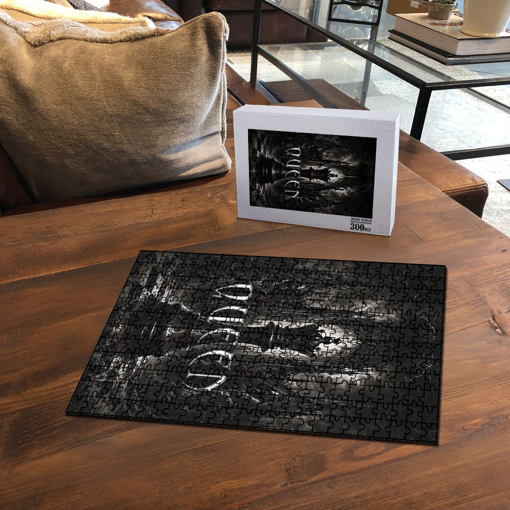 Chess Queen Puzzle Strategic Board Game Gothic Dark Fantasy