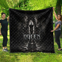 Chess Queen Quilt Strategic Board Game Gothic Dark Fantasy