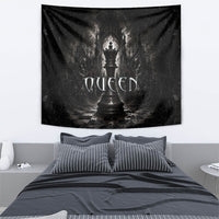 Chess Queen Tapestry Strategic Board Game Gothic Dark Fantasy