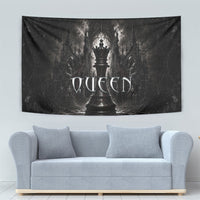 Chess Queen Tapestry Strategic Board Game Gothic Dark Fantasy
