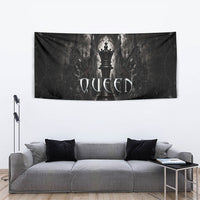 Chess Queen Tapestry Strategic Board Game Gothic Dark Fantasy