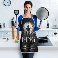 Chess King Apron Strategic Board Game Gothic Dark Fantasy