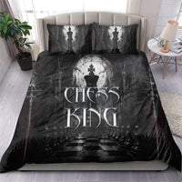 Chess King Bedding Set Strategic Board Game Gothic Dark Fantasy
