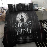 Chess King Bedding Set Strategic Board Game Gothic Dark Fantasy