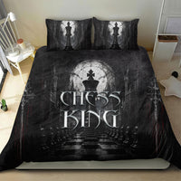 Chess King Bedding Set Strategic Board Game Gothic Dark Fantasy