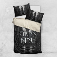 Chess King Bedding Set Strategic Board Game Gothic Dark Fantasy