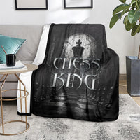 Chess King Blanket Strategic Board Game Gothic Dark Fantasy