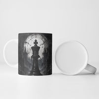 Chess King Ceramic Mug Strategic Board Game Gothic Dark Fantasy