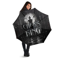 Chess King Umbrella Strategic Board Game Gothic Dark Fantasy