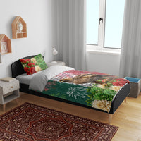 Viva Mexico Independence Day Bedding Set Golden Eagle Angel Aztec Pattern