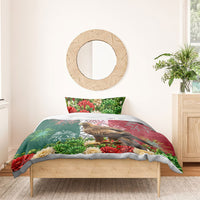 Viva Mexico Independence Day Bedding Set Golden Eagle Angel Aztec Pattern