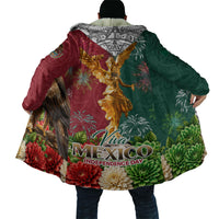 Viva Mexico Independence Day Cloak Golden Eagle Angel Aztec Pattern