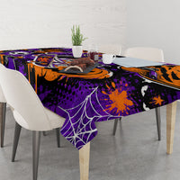 Halloween Skeleton Skateboarder Tablecloth Graffiti Ghost Pumpkin Streetwear Graphic