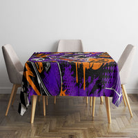 Halloween Skeleton Skateboarder Tablecloth Graffiti Ghost Pumpkin Streetwear Graphic