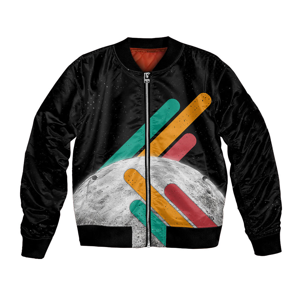 Never Forget Pluto Bomber Jacket Retro Space Astronomy Science
