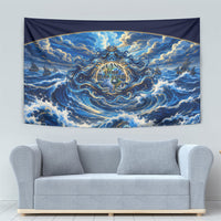 Oceanus Father Of All Waters The Titan Lord Tapestry Ancient Greek Mythology Titan Sea God Art