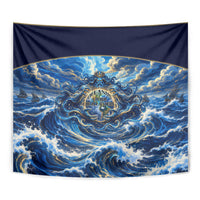 Oceanus Father Of All Waters The Titan Lord Tapestry Ancient Greek Mythology Titan Sea God Art