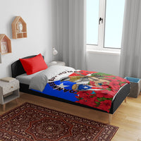 Puerto Rico Hispanic Heritage Month Bedding Set Boricua Pride Tropical Beach Flag Art