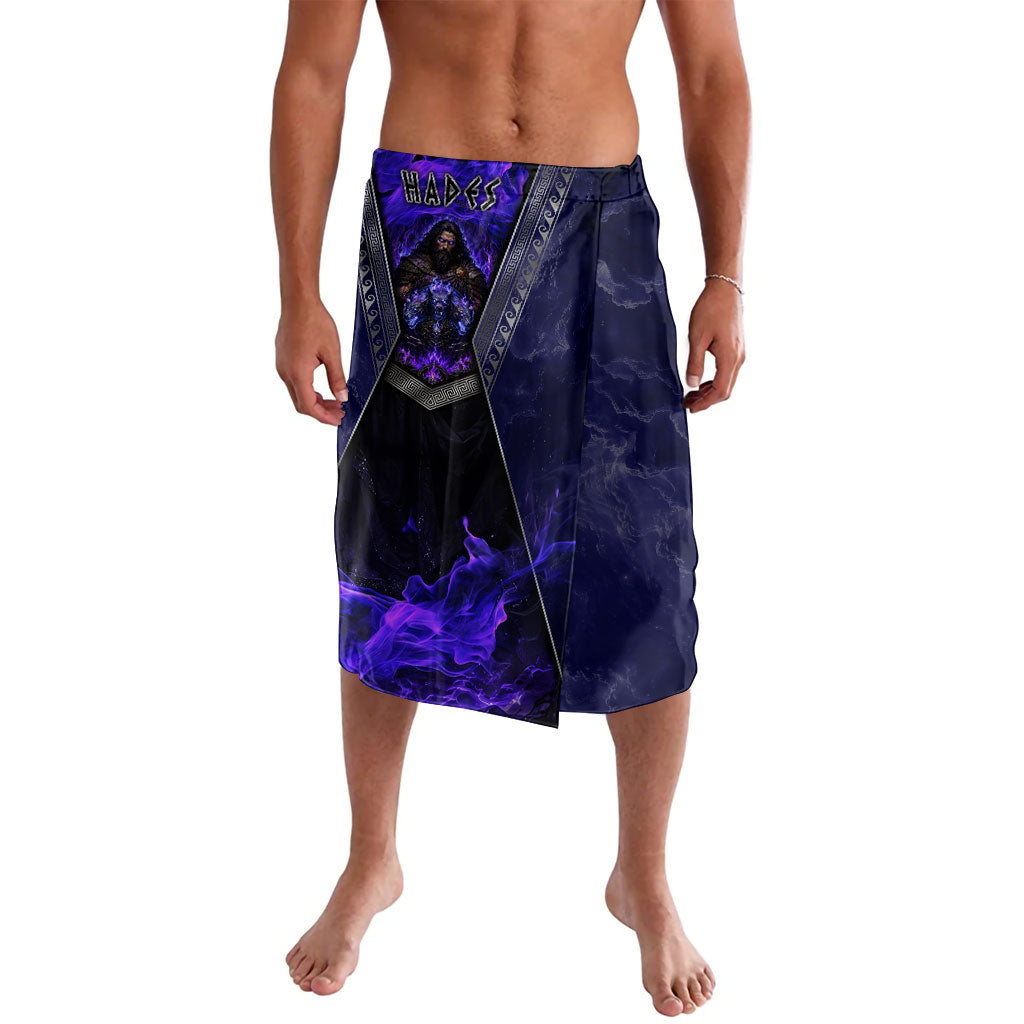 Hades And Cerberus Lavalava Ancient Greek Mythology Dark Fantasy Purple Fire Art