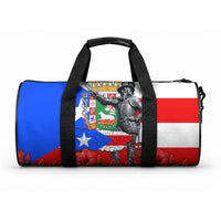 Puerto Rico Hispanic Heritage Duffle Bag Boricua Pride Flag Map And Statue Art