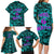 Three 6 Mafia Skull Family Matching Long Sleeve Bodycon Dress and Hawaiian Shirt Three 6 Mafia - Wonder Print Shop