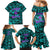 Three 6 Mafia Skull Family Matching Mermaid Dress and Hawaiian Shirt Three 6 Mafia - Wonder Print Shop