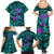 Three 6 Mafia Skull Family Matching Summer Maxi Dress and Hawaiian Shirt Three 6 Mafia - Wonder Print Shop