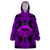 Skull Pattern Wearable Blanket Hoodie I Am Who I Am Your Approval Isn't Needed - Wonder Print Shop