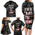 Skull Pattern Family Matching Long Sleeve Bodycon Dress and Hawaiian Shirt Never Trust The Living - Wonder Print Shop