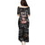 Skull Pattern Family Matching Puletasi Dress and Hawaiian Shirt Never Trust The Living - Wonder Print Shop