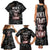 Skull Pattern Family Matching Tank Maxi Dress and Hawaiian Shirt Never Trust The Living - Wonder Print Shop