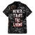 Skull Pattern Hawaiian Shirt Never Trust The Living - Wonder Print Shop