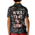 Skull Pattern Kid Polo Shirt Never Trust The Living - Wonder Print Shop