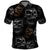 Skull Pattern Polo Shirt Never Trust The Living - Wonder Print Shop