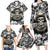 Skull Cowboy Family Matching Long Sleeve Bodycon Dress and Hawaiian Shirt Out Law - Wonder Print Shop