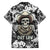 Skull Cowboy Family Matching Off Shoulder Maxi Dress and Hawaiian Shirt Out Law - Wonder Print Shop