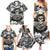 Skull Cowboy Family Matching Summer Maxi Dress and Hawaiian Shirt Out Law - Wonder Print Shop