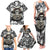 Skull Cowboy Family Matching Tank Maxi Dress and Hawaiian Shirt Out Law - Wonder Print Shop