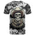 Skull Cowboy T Shirt Out Law - Wonder Print Shop