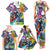 Comic Skull Family Matching Tank Maxi Dress and Hawaiian Shirt Pop Art Cartoon Skull Funny - Wonder Print Shop