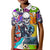 Comic Skull Kid Polo Shirt Pop Art Cartoon Skull Funny - Wonder Print Shop