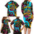 Pineapple Skull Family Matching Long Sleeve Bodycon Dress and Hawaiian Shirt Sumer Time - Wonder Print Shop