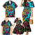 Pineapple Skull Family Matching Mermaid Dress and Hawaiian Shirt Sumer Time - Wonder Print Shop