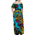 Pineapple Skull Family Matching Off Shoulder Maxi Dress and Hawaiian Shirt Sumer Time - Wonder Print Shop